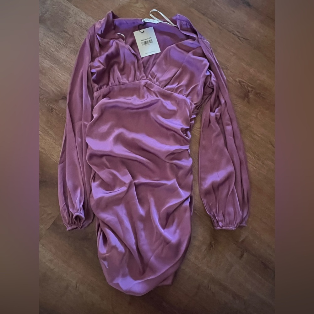 Hello Molly “Play the Game” satin mini dress. New with tags